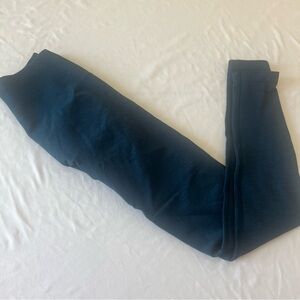 Alphalete Scrunch Leggings XS Dark Green Seamless High Waisted Gym 25in